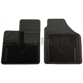 Husky Liner Floor Mat - Direct-Fit Black TPE - Thermoplastic Elastomer Set of 2 - 51141