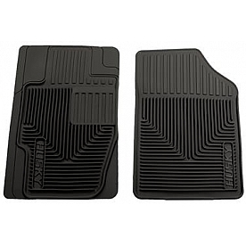 Husky Liner Floor Mat - Direct-Fit Black TPE - Thermoplastic Elastomer Set of 2 - 51171