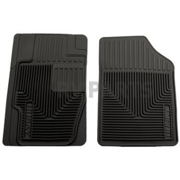 Husky Liner Floor Mat - Direct-Fit Black TPE - Thermoplastic Elastomer Set of 2 - 51171