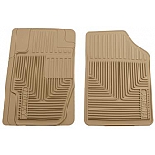 Husky Liner Floor Mat - Direct-Fit Tan TPE - Thermoplastic Elastomer Set of 2 - 51173