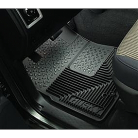 Husky Liner Floor Mat - Direct-Fit Black TPE - Thermoplastic Elastomer Set of 2 - 51221