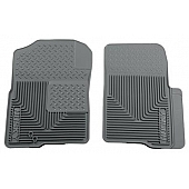 Husky Liner Floor Mat - Direct-Fit Gray TPE - Thermoplastic Elastomer Set of 2 - 51232