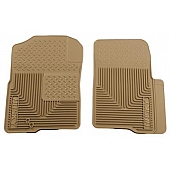 Husky Liner Floor Mat - Direct-Fit Tan TPE - Thermoplastic Elastomer Set of 2 - 51233