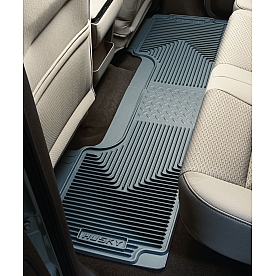 Husky Liner Floor Mat - Multi-Fit Gray TPE - Thermoplastic Elastomer Set of 2 - 52012