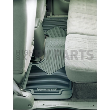 Husky Liner Floor Mat - Multi-Fit Gray TPE - Thermoplastic Elastomer Set of 2 - 52012-1