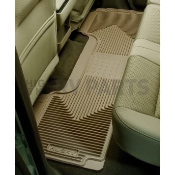Husky Liner Floor Mat - Multi-Fit Tan TPE - Thermoplastic Elastomer Set of 2 - 52013