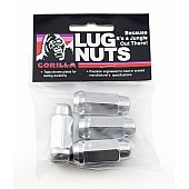 Gorilla Lug Nut 14x1.5 Chrome Plated Pack Of 4 - 41147XLHTB