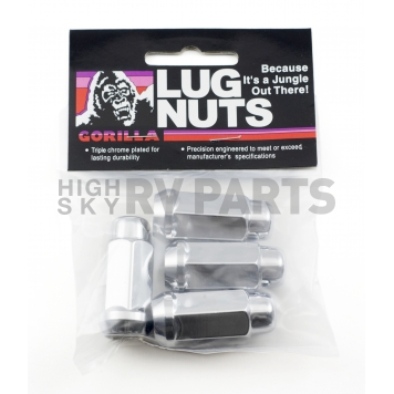 Gorilla Lug Nut 14x1.5 Chrome Plated Pack Of 4 - 41147XLHTB