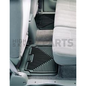 Husky Liner Floor Mat - Multi-Fit Black TPE - Thermoplastic Elastomer Set of 2 - 52021