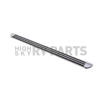 Lund International Running Board Bare Aluminum Stationary - 23107023