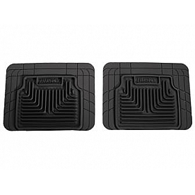 Husky Liner Floor Mat - Multi-Fit Black TPE - Thermoplastic Elastomer Set of 2 - 52031
