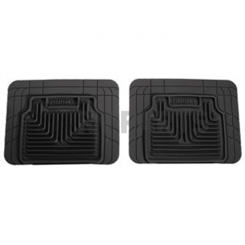 Husky Liner Floor Mat - Multi-Fit Black TPE - Thermoplastic Elastomer Set of 2 - 52031