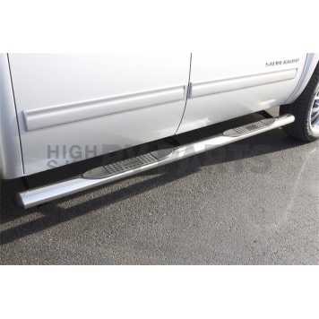 Lund International Nerf Bar 4 Inch Stainless Steel Oval - 23589173-1