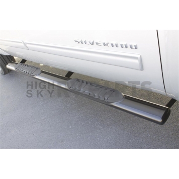 Lund International Nerf Bar 5 Inch Stainless Steel Oval - 23979005-1