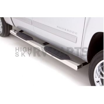 Lund International Nerf Bar 6 Inch Stainless Steel Oval - 24310567-1