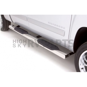 Lund International Nerf Bar 6 Inch Stainless Steel Oval - 24397008