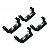Lund International Nerf Bar Step Black Powder Coated Steel Flat Step - 26410020
