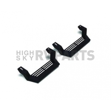 Lund International Nerf Bar Step Black Powder Coated Steel Flat Step - 26410025