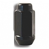 Gorilla Lug Nut 9/16x18 Black Chrome Pack Of 4 With Clamshell Packaging - 41197XLBC