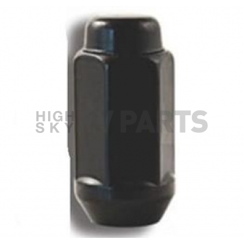 Gorilla Lug Nut 9/16x18 Black Chrome Pack Of 4 With Clamshell Packaging - 41197XLBC