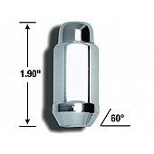 Gorilla Lug Nut 9/16x18 Chrome Plated Pack Of 60 - 41198XLHT