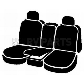 Fia Seat Cover Saddleblanket One Row - TR48-27 BLACK-1