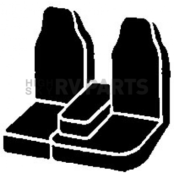 Fia Seat Cover Saddleblanket One Row - TR48-2 GRAY-1