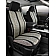 Fia Seat Cover Fabric Set Of 2 - TR48-33 BLACK