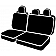 Fia Seat Cover Saddle Blanket Set Of 2 - TR48-35 GRAY