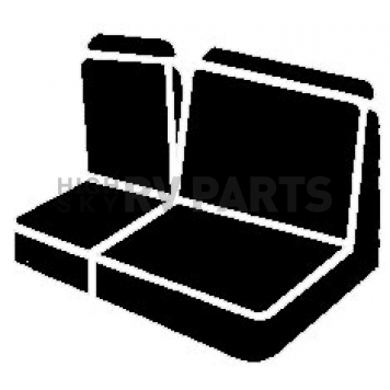 Fia Seat Cover Saddleblanket One Row - TR48-3 GRAY-1