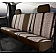Fia Seat Cover Saddleblanket One Row - TR48 BROWN