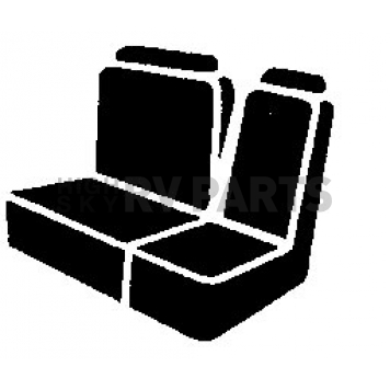 Fia Seat Cover Saddleblanket One Row - TR48 GRAY-1