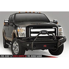 Fab Fours Bumper 1-Piece Design Steel Black - FS05-S1262-1