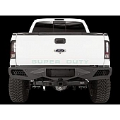 Fab Fours Bumper Vengeance 1-Piece Design Steel Black - FS08-E1351-1