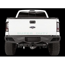 Fab Fours Bumper Vengeance 1-Piece Design Steel Black - FS08-E1351-1