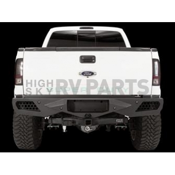Fab Fours Bumper Vengeance 1-Piece Design Steel Black - FS08-E1351-1