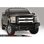 Fab Fours Bumper 1-Piece Design Steel Black - FS11-S2561-1