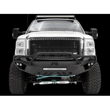 Fab Fours Bumper Vengeance 1-Piece Design Steel Black - FS11-V2552-1