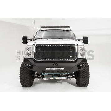 Fab Fours Bumper Vengeance 1-Piece Design Steel Black - FS11-V2651-1