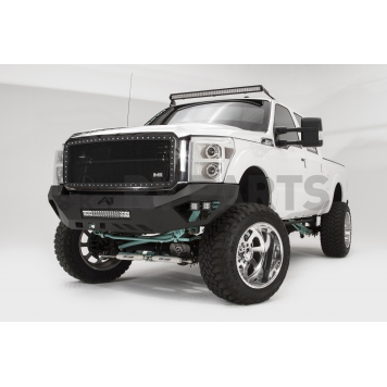 Fab Fours Bumper Vengeance 1-Piece Design Steel Black - FS11-V2651-1-1