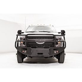 Fab Fours Bumper Premium 1-Piece Design Steel Black - FS17-A4250-1