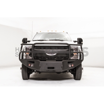 Fab Fours Bumper Premium 1-Piece Design Steel Black - FS17-A4250-1