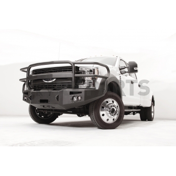 Fab Fours Bumper Premium 1-Piece Design Steel Black - FS17-A4250-1-1