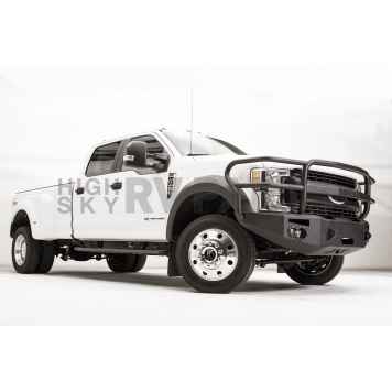 Fab Fours Bumper Premium 1-Piece Design Steel Black - FS17-A4250-1-4