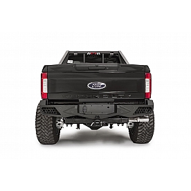 Fab Fours Bumper Vengeance 1-Piece Design Steel Black - FS17-E4151-1