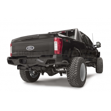 Fab Fours Bumper Vengeance 1-Piece Design Steel Black - FS17-E4151-1-1