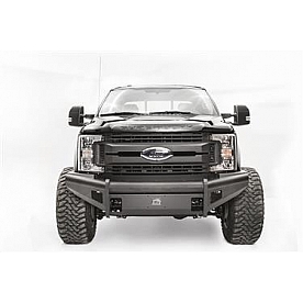 Fab Fours Bumper Black Steel Elite 1-Piece Design - FS17-Q4161-1