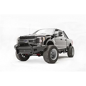 Fab Fours Bumper Black Steel Elite 1-Piece Design - FS17-Q4162-1