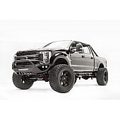 Fab Fours Bumper Vengeance 1-Piece Design Steel Black - FS17-V4152-1