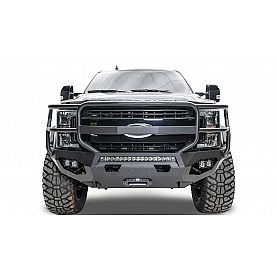 Fab Fours Bumper Vengeance 1-Piece Design Steel Black - FS17-X4150-1